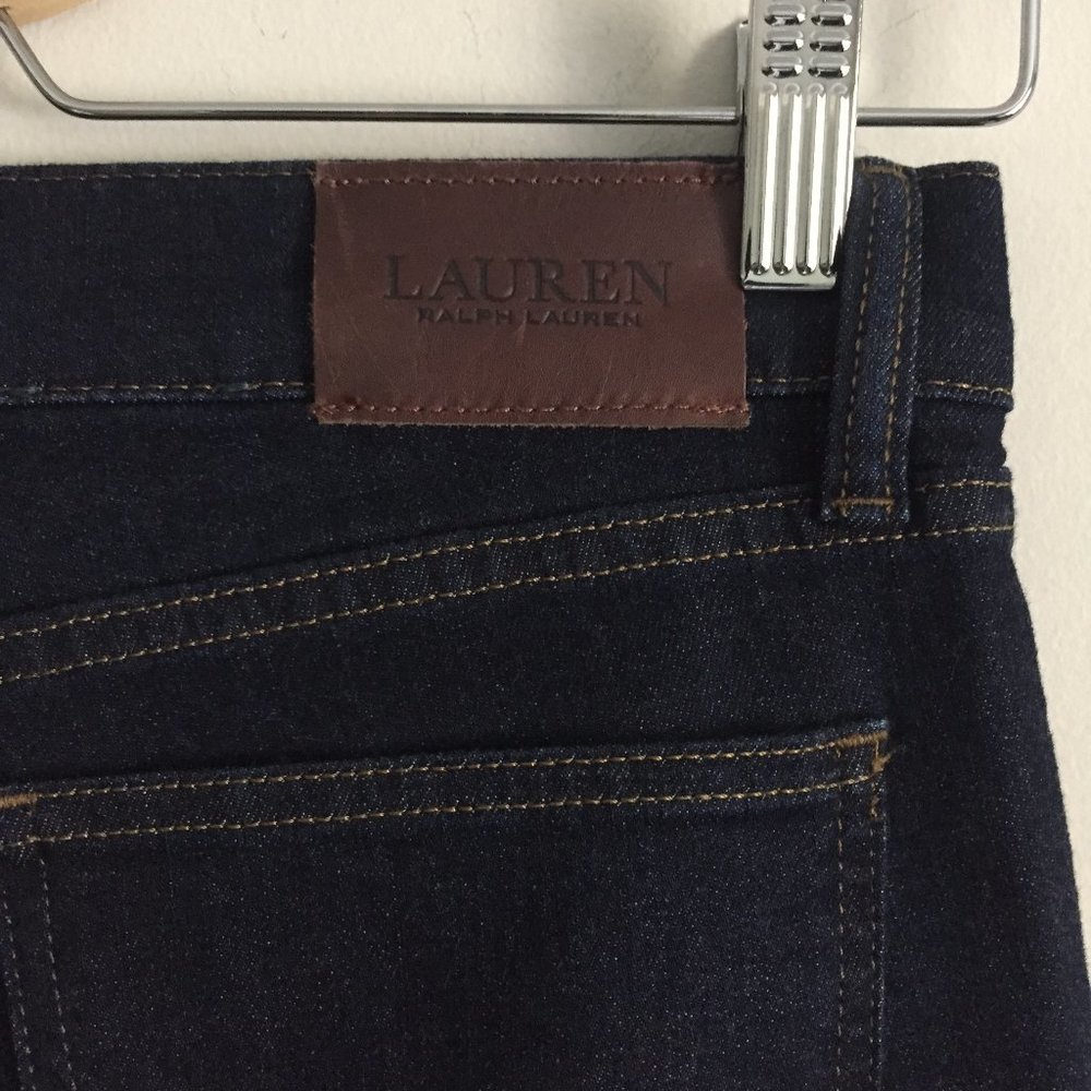 SOLD! Ralph Lauren Modern Straight Curvy Jeans 2 - Picture 4 of 8